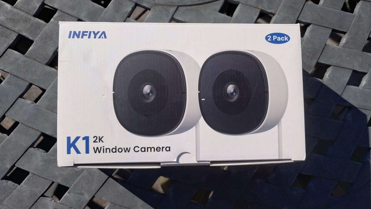 INFIYA 2.4/5GHz WiFi No-Drill Window Cameras for Home Security, 2K3MP 2Pack customer photo 2