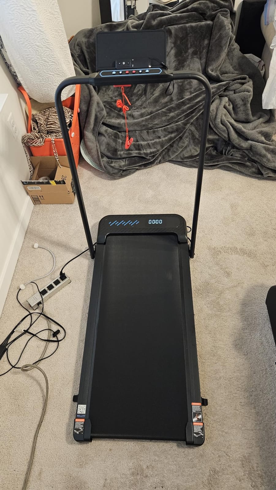 Cardirun Walking Pad with Incline and Stable Handle Bar, Foldable Treadmill customer photo 1