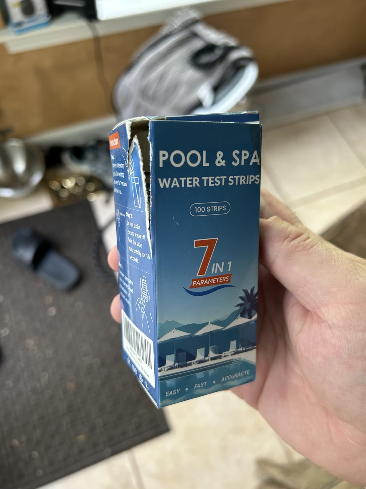 All-New 2026 8-in-1 Pool Test Strips -150 CT Pool Salt Test Strips | Salt Water Pool Testing Kit for Salt Water Pools, in & Above-Ground Pools, Hot Tubs&Spas| Quick&Accurate Testing Chlorine,pH,Salt customer photo 1