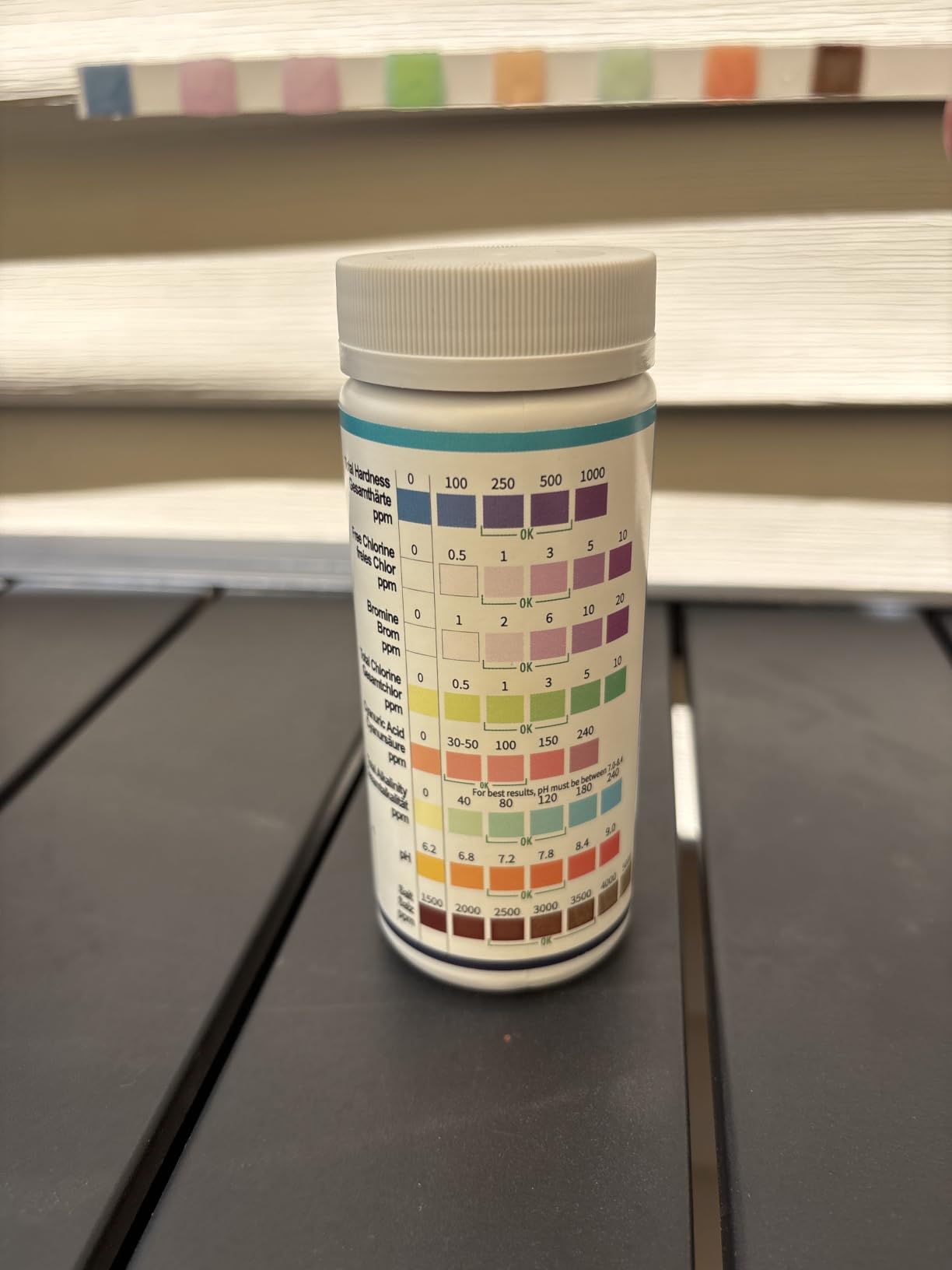 All-New 2026 8-in-1 Pool Test Strips -150 CT Pool Salt Test Strips | Salt Water Pool Testing Kit for Salt Water Pools, in & Above-Ground Pools, Hot Tubs&Spas| Quick&Accurate Testing Chlorine,pH,Salt customer photo 2
