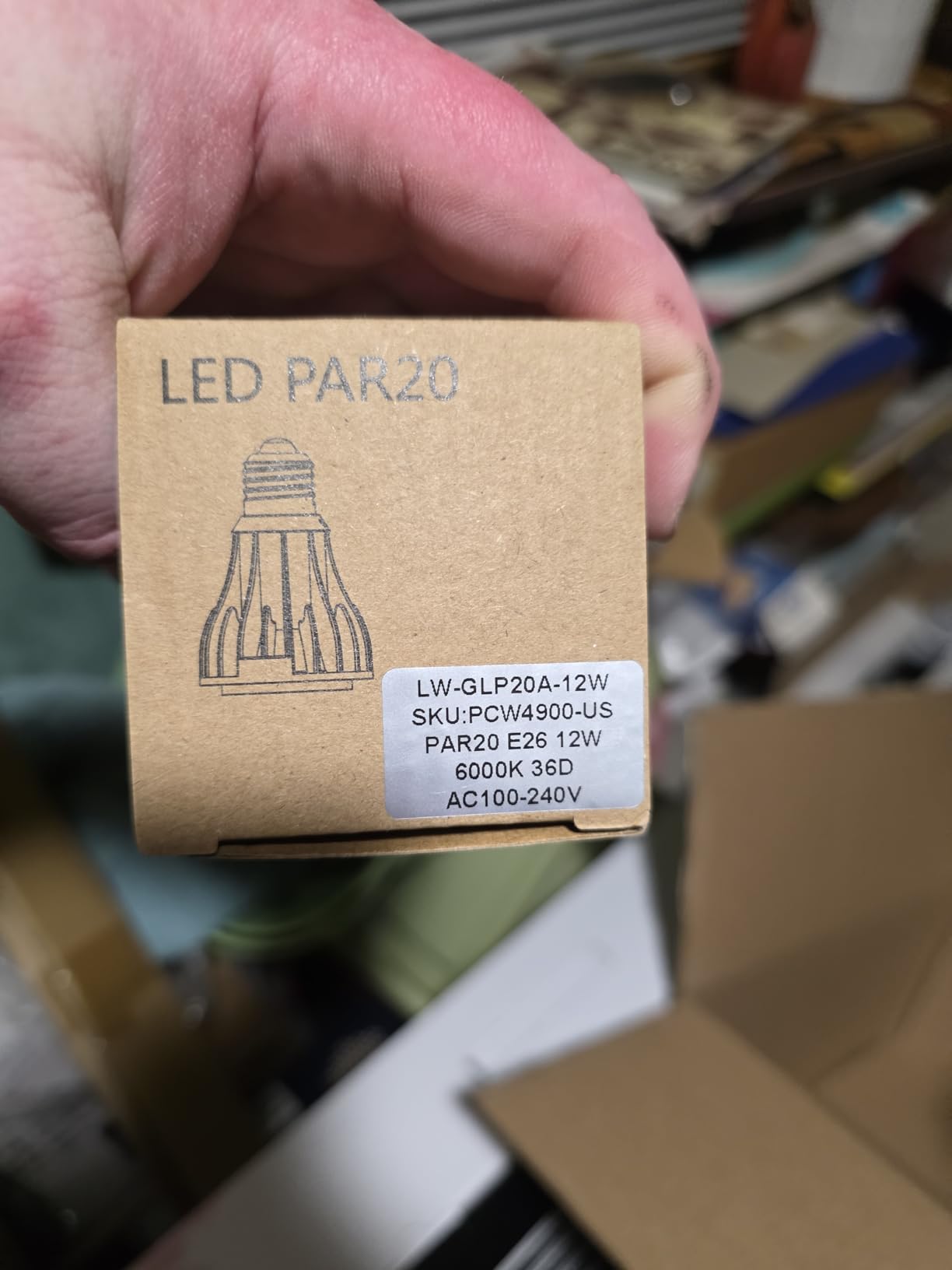 Pawfly Grow Lights for Indoor Plants, 12W PAR20 LED Grow Light Bulb (150W Eqv), Ultra-High PPFD 466 μmol/m²/s at 1ft, 6000K Full Spectrum COB Plant Light for Seedling & Hydroponic Gardening customer photo 2