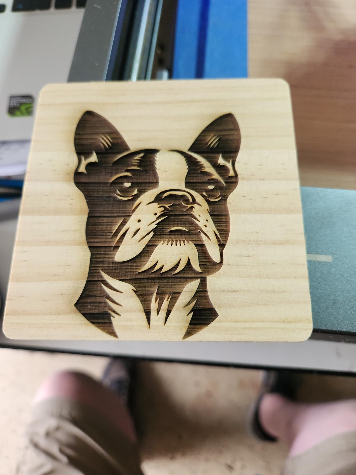 LONGER Ray5 Laser Engraver and Cutter Machine,10W Laser Engraver, 400×400mm customer photo 1
