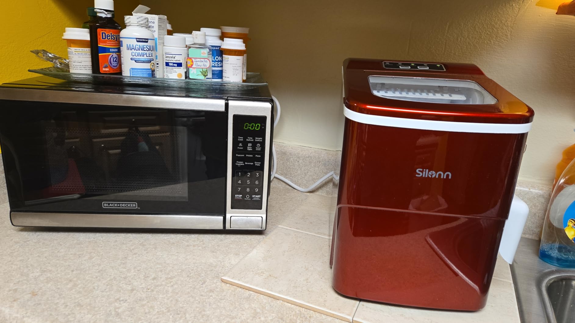 Silonn Nugget Ice Maker Countertop with APP & Voice Control, Self Cleaning Ice Machine with 3L Large Water Tank, 44lbs/24H Soft Chewable Ice, Portable Pebble Ice Maker for Home, Kitchen and Party customer photo 2