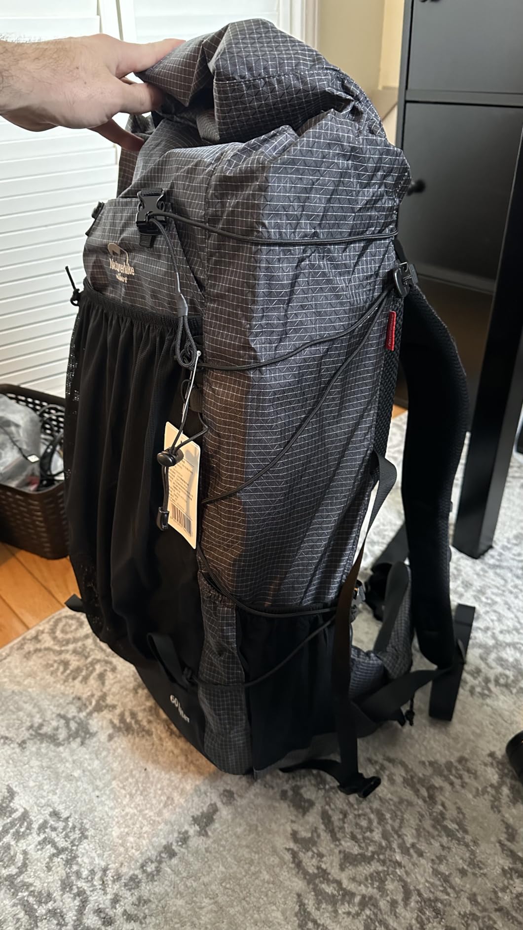 Naturehike 65L Rock Upgraded Internal Frame Hiking Backpack for Outdoor Camping Travel Backpacking with Rain Cover Ultralight Backpack for Adults customer photo 1