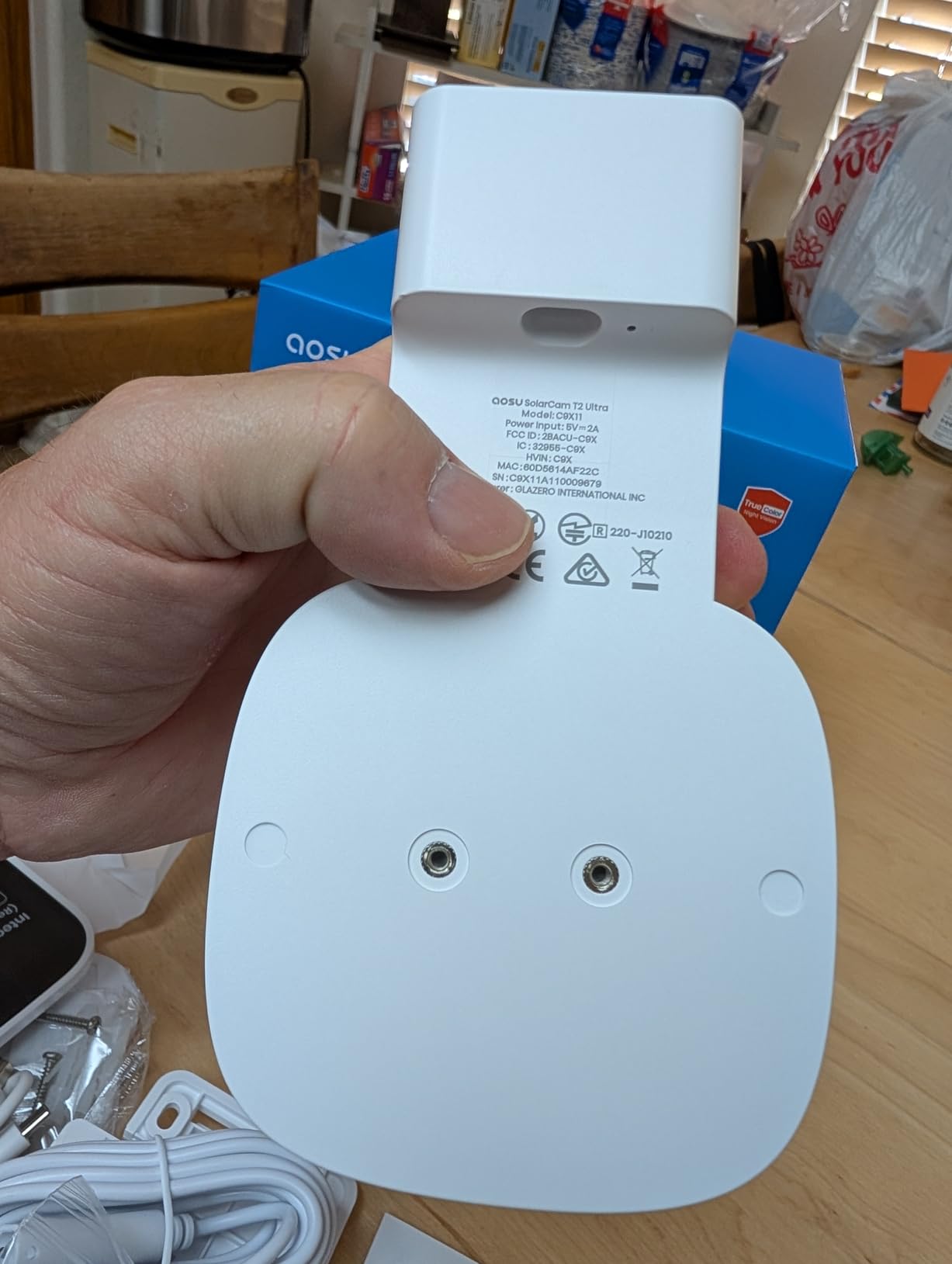 aosu T2 Ultra 4K Security Camera Wireless Outdoor, 360° AI Triple Detection customer photo 2