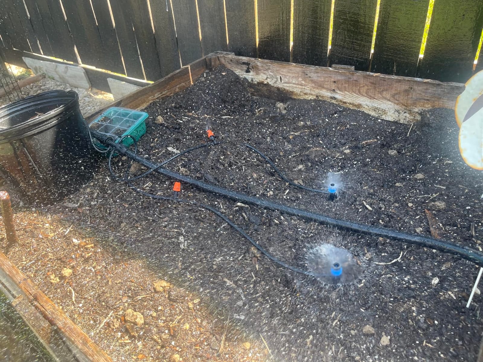 Drip Irrigation System 230FT Quick-Connect Drip Irrigation Kit with 1/4 inch 1/2 inch Irrigation Tubing Hose and Accessories for Lawn Raised Bed Greenhouse Plant Watering System customer photo 1