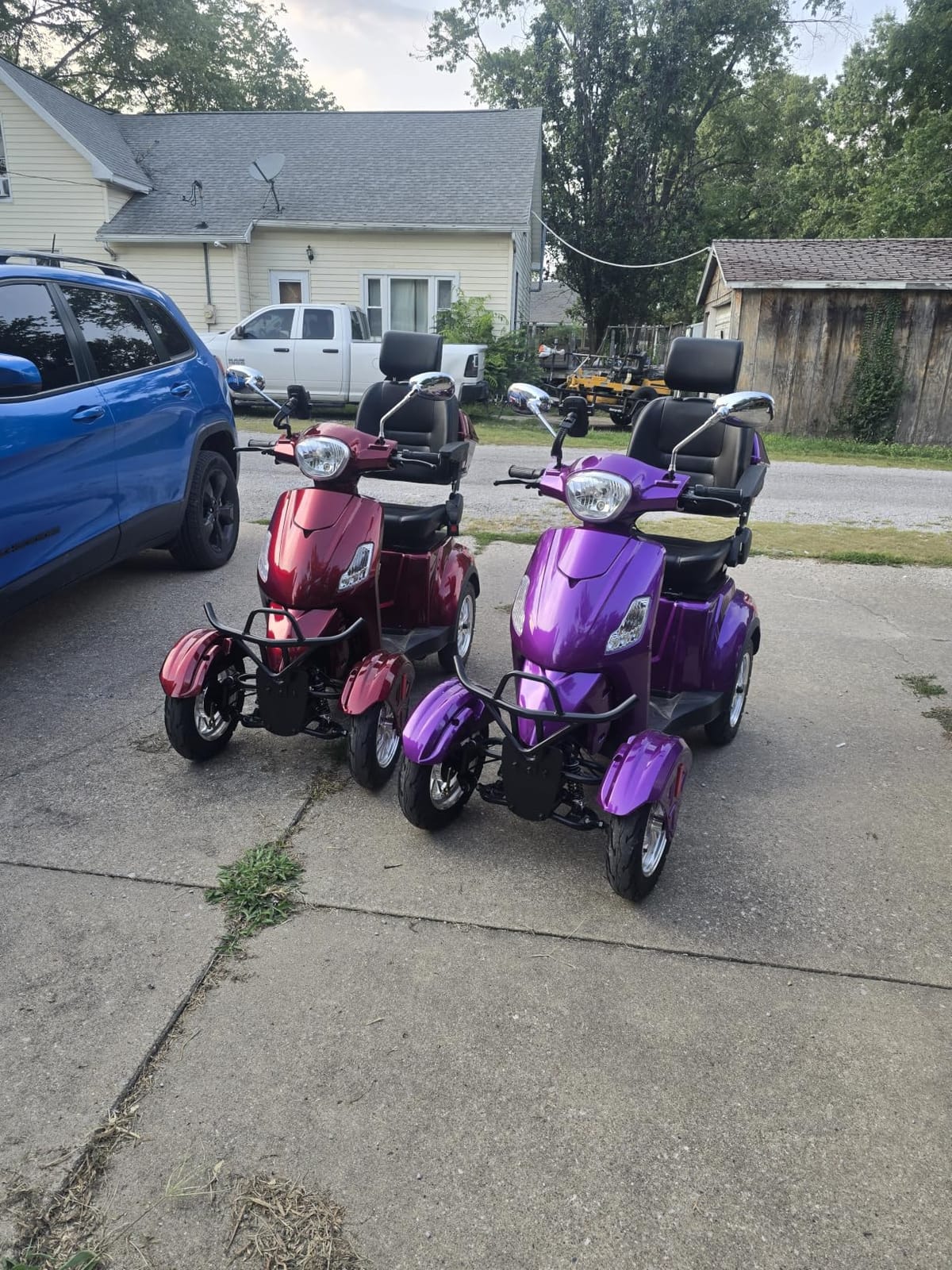 Super Large Heavy Duty Mobility Scooter, 4 Wheel 800W Electric Scooter customer photo 1