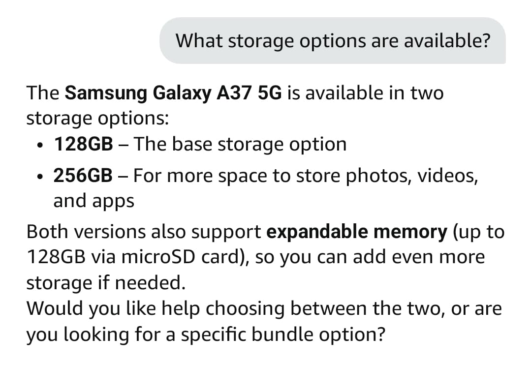 Samsung Galaxy A37 5G (2026), Unlocked Android Smartphone, 128GB, AMOLED Display, Triple Camera, IP68, Slim Phone, 5000mAh Battery, US Version, US 1 Yr Warranty, Awesome Lavender customer photo 1