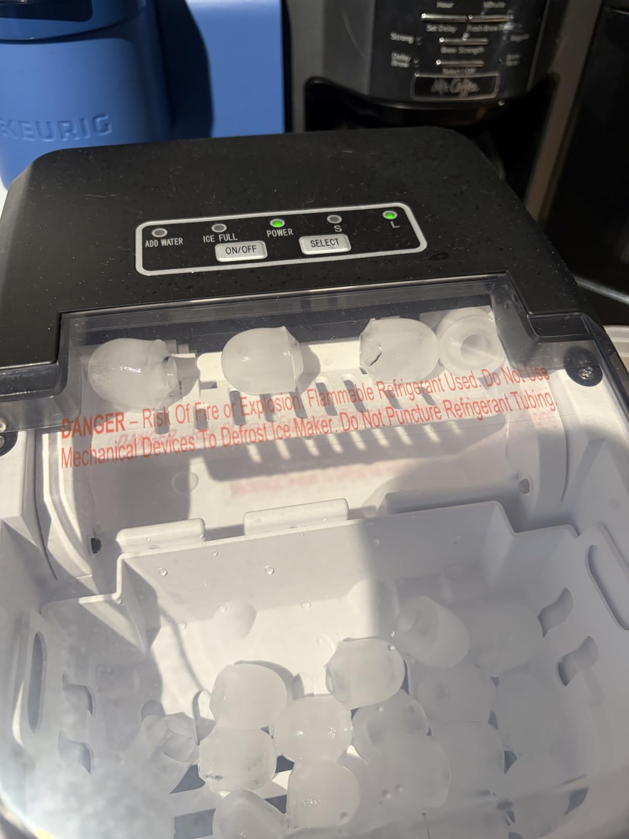 Antarctic Star Nugget Ice Maker Countertop 44Lb/Day LED Display Machine customer photo 2