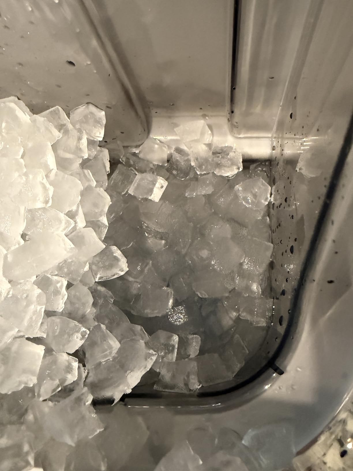 Kismile Nugget Ice Maker Countertop, 35 lbs/Day, Stainless Steel customer photo 1