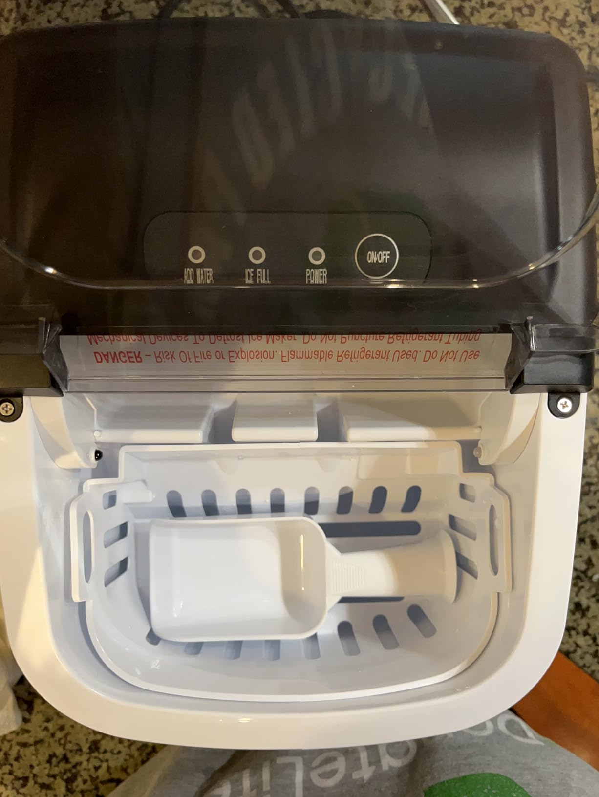 Kismile Nugget Ice Maker Countertop, 35 lbs/Day, Stainless Steel customer photo 2