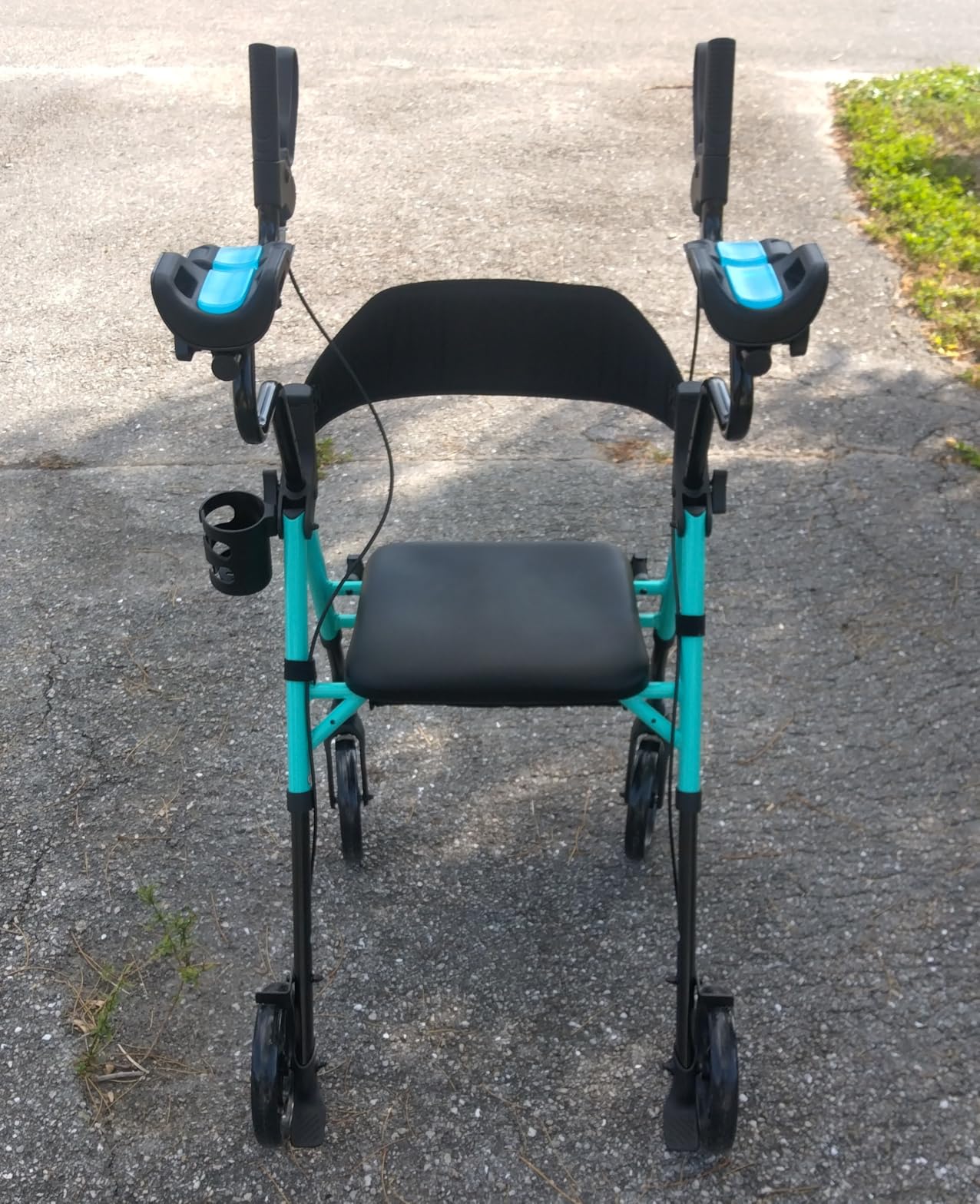 VOCIC Z22 Upright Walkers for Seniors with Seat, GelSoft Stand Up Walker customer photo 1