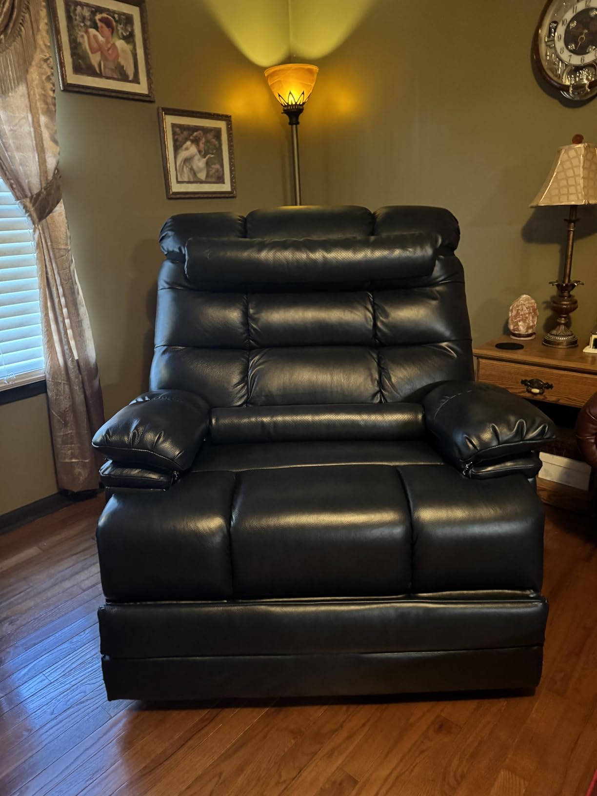 DYNOX 9505L Big & Tall Power Lift Recliner, Extended Footrest, Dark Grey customer photo 1