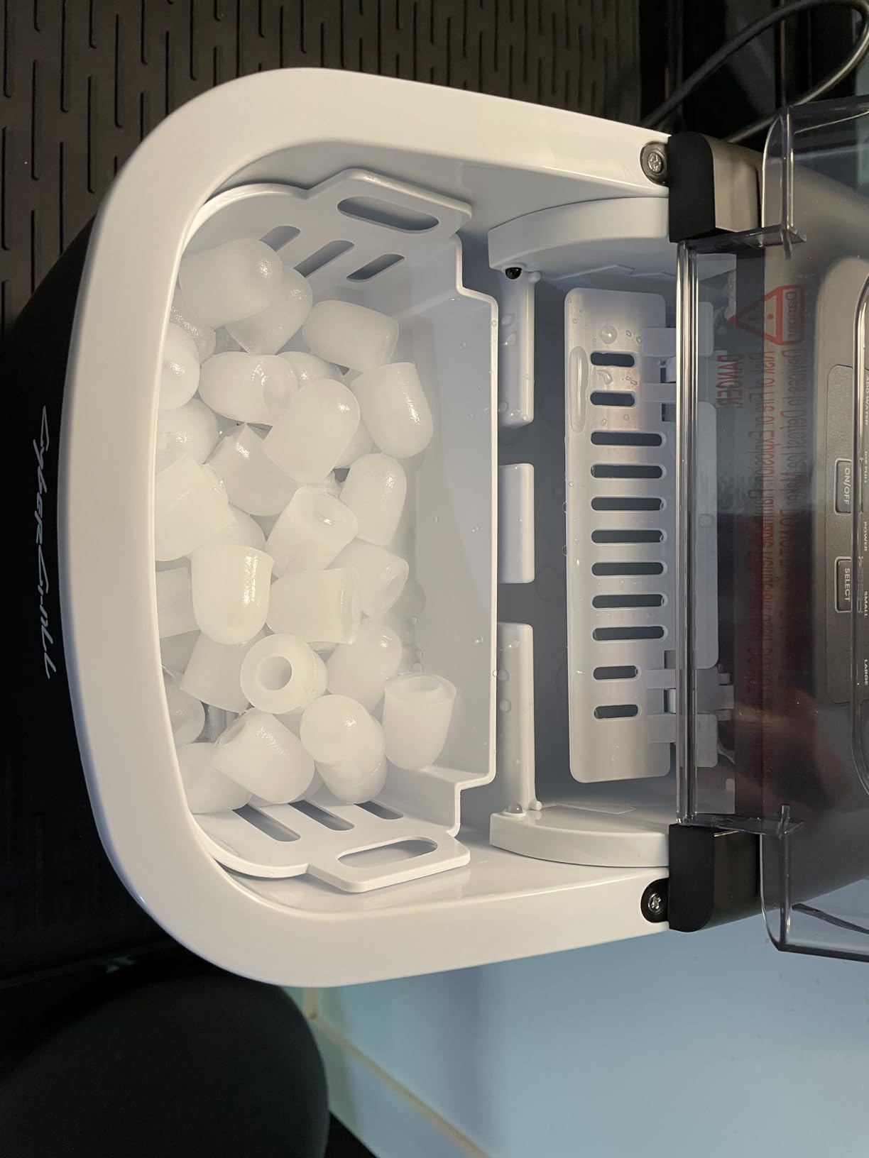 CyberChill Nugget Ice Makers Countertop Dispenser, 40lbs/Day Touch-Free Ice customer photo 1