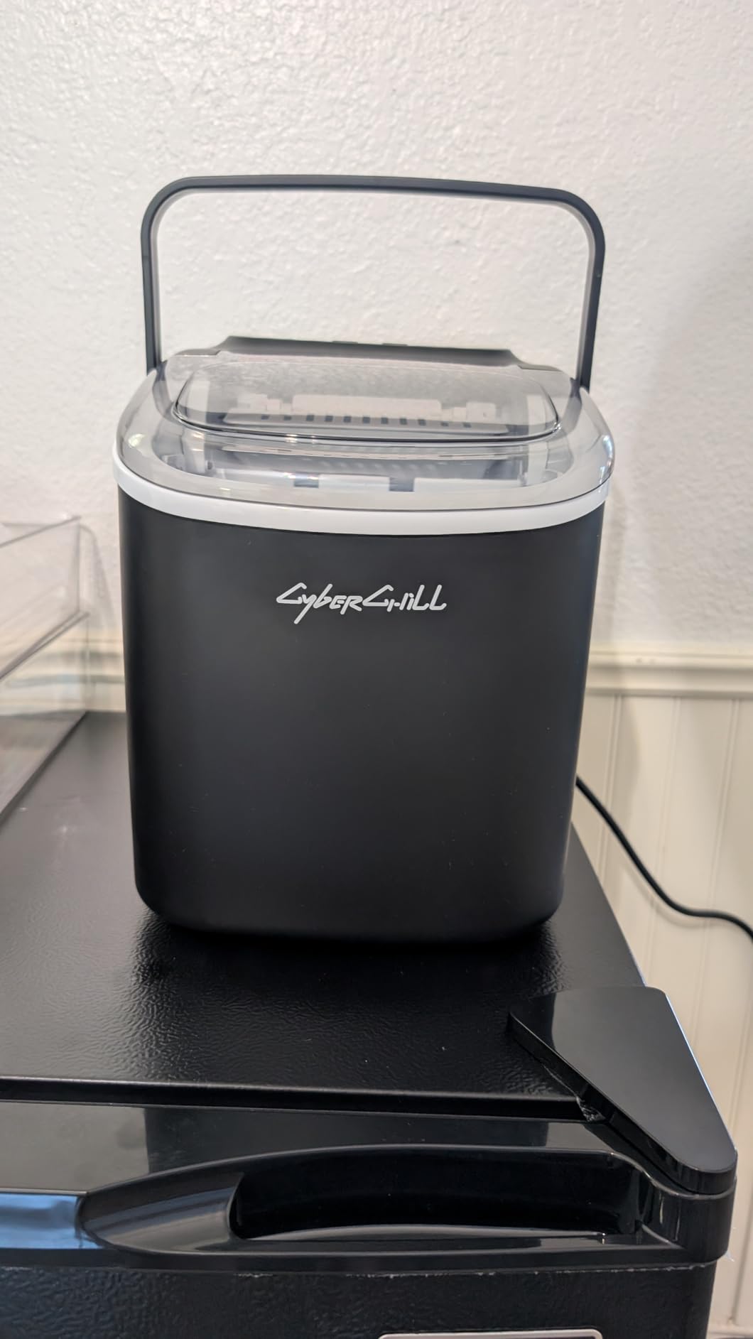 CyberChill Nugget Ice Makers Countertop Dispenser, 40lbs/Day Touch-Free Ice customer photo 2
