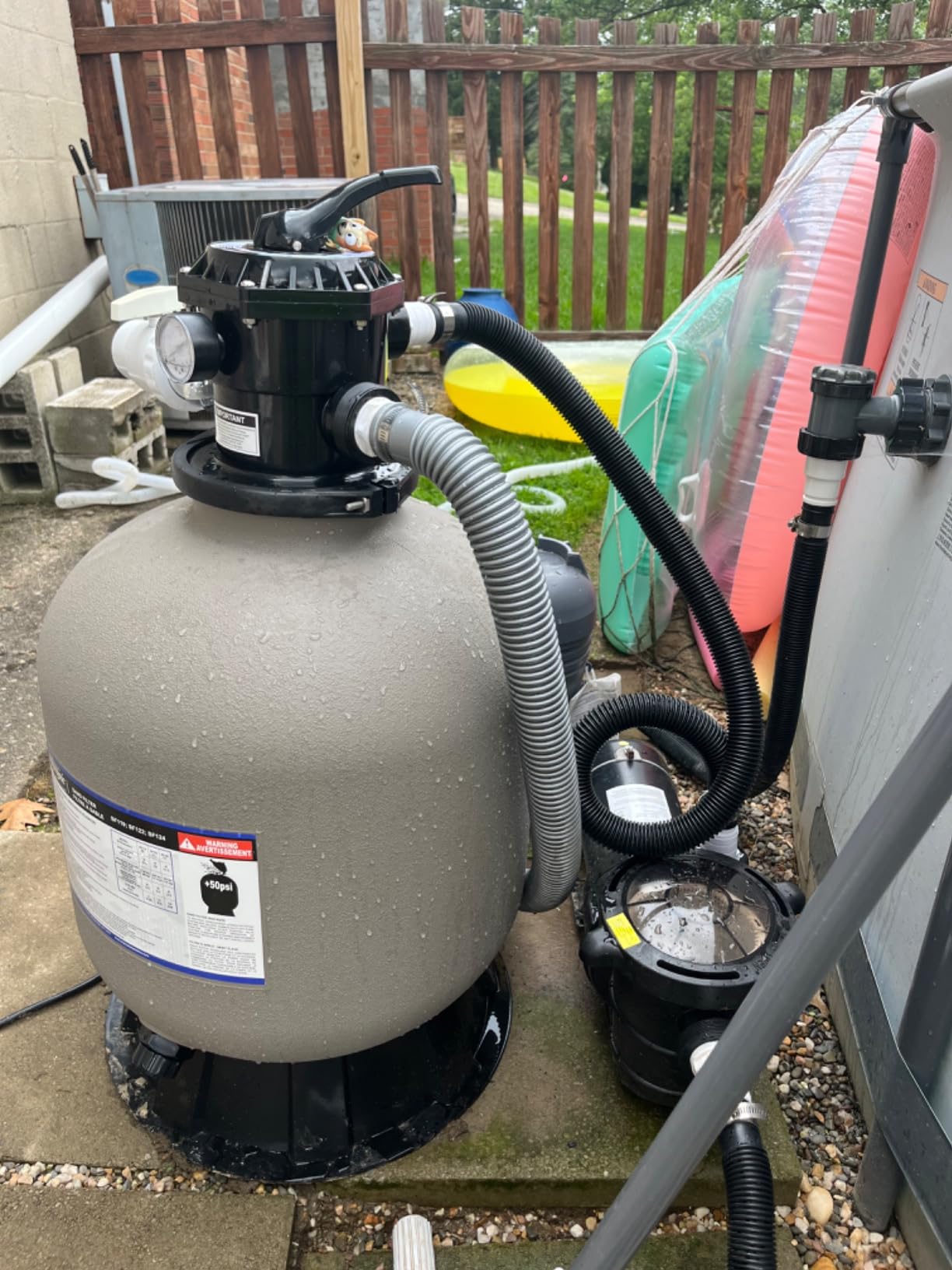 VIVOHOME 2.0HP Pool Pump Dual Speed with Remote Timer 230V customer photo 2