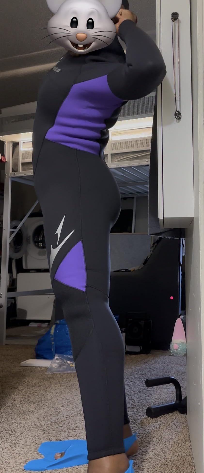 Owntop 4mm Wetsuit for Women, GBS Seam, Warm High Stretch Neoprene customer photo 2