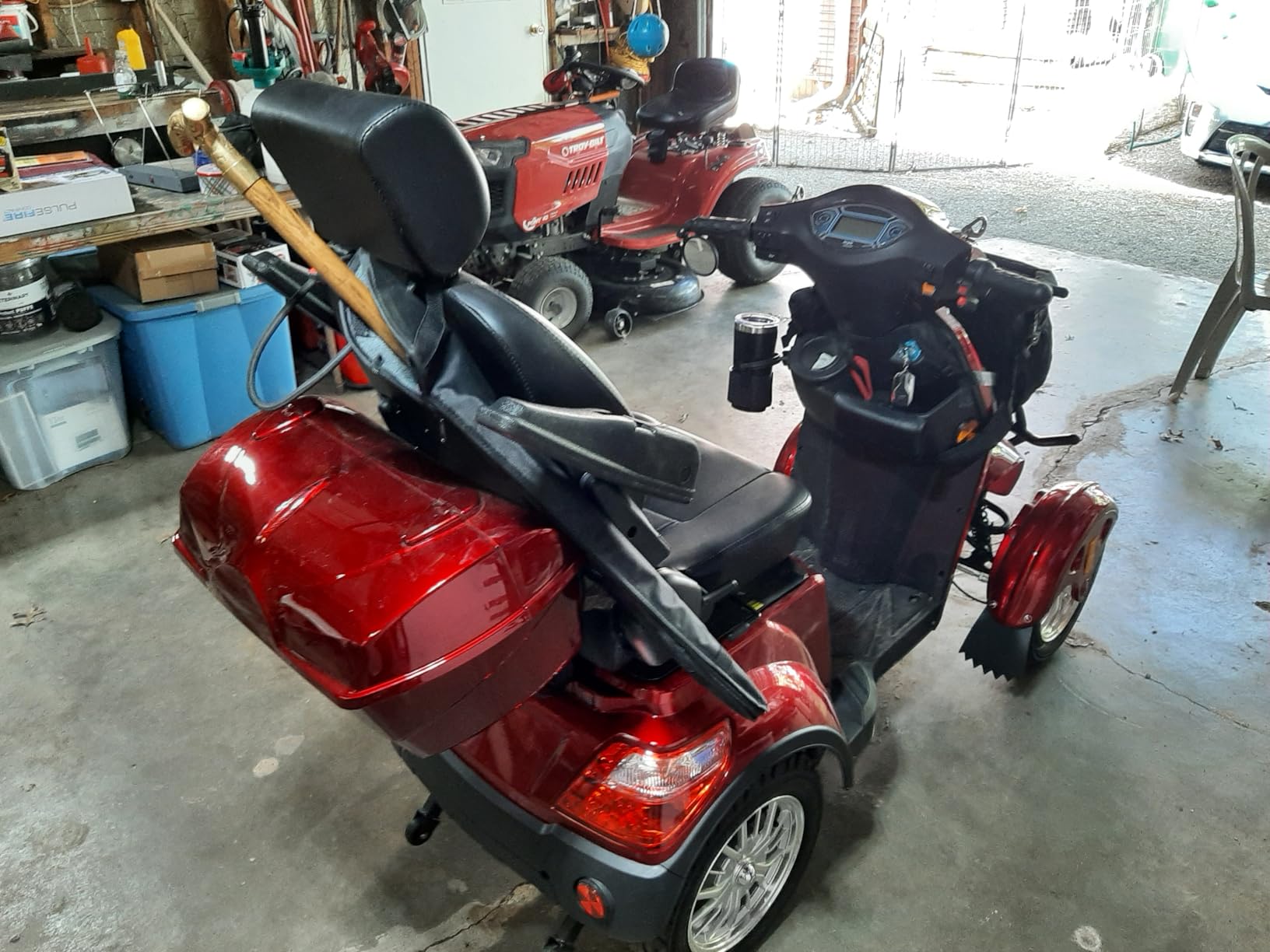 Mobility Scooters for Seniors & Adults 500lbs Capacity - 800W All Terrain Electric Powered Mobility Cart - Heavy Duty Mobility Scooter for Elderly w/Charger Remote Keys (Green) customer photo 1
