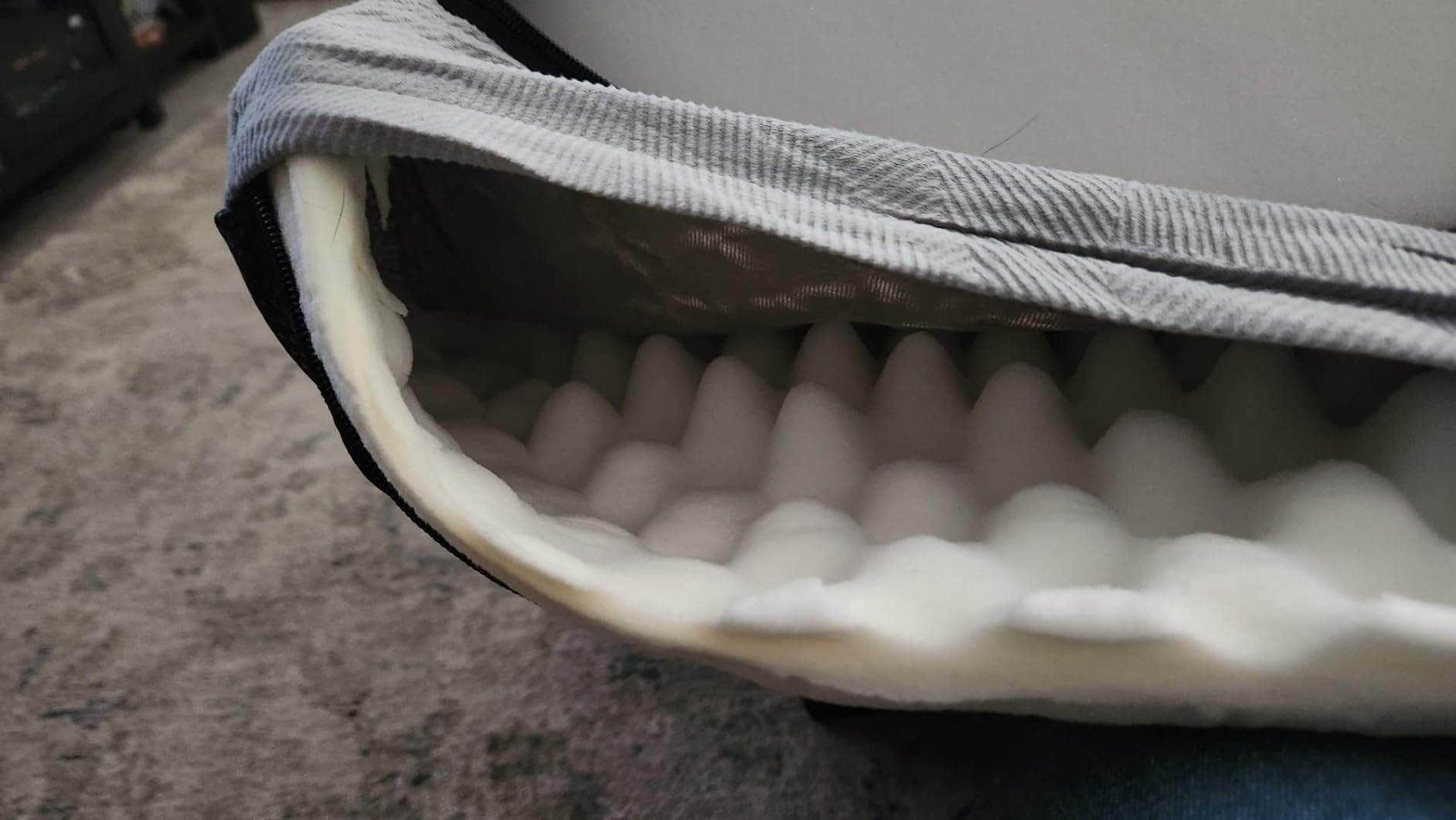 JOEJOY Chew Proof Indestructible Dog Bed for Large Dog, Chewproof Crate Pad customer photo 2