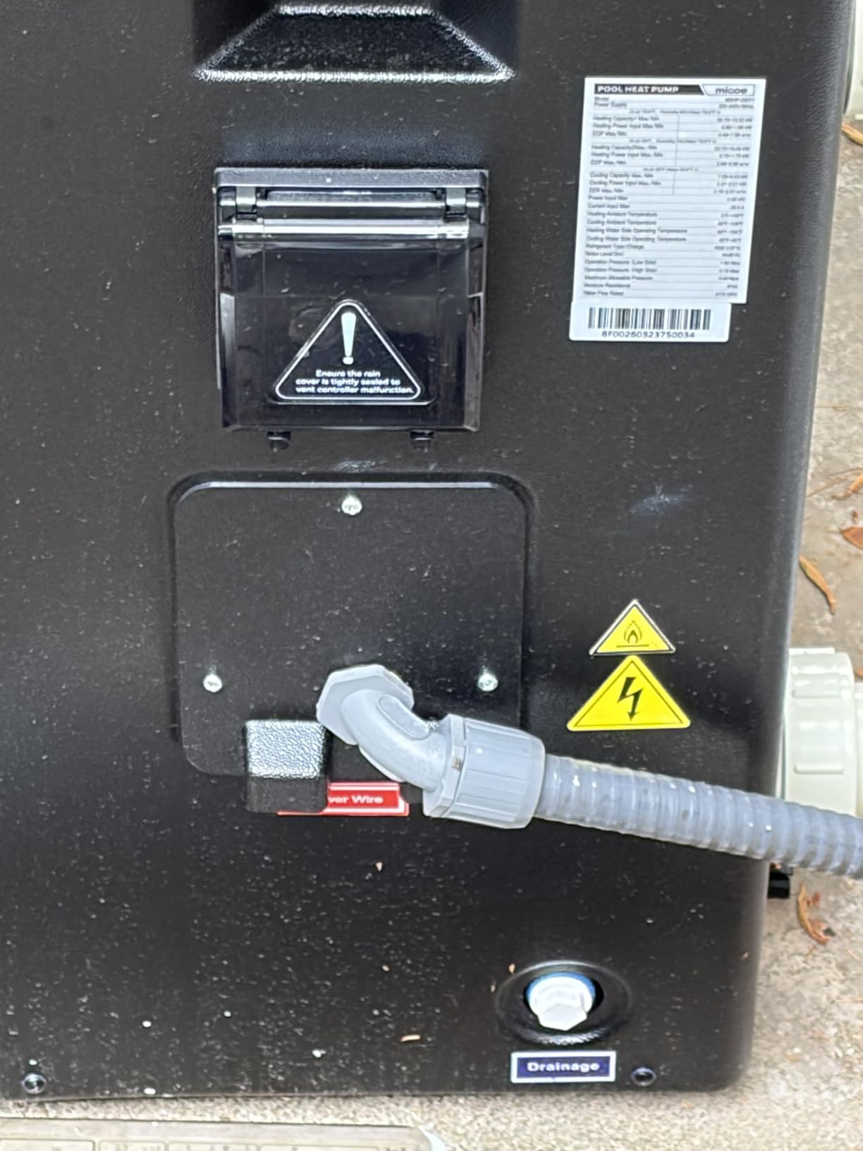 MICOE 18000 BTU Pool Heater for Above Ground Pool Up to 5500 Gallons customer photo 2