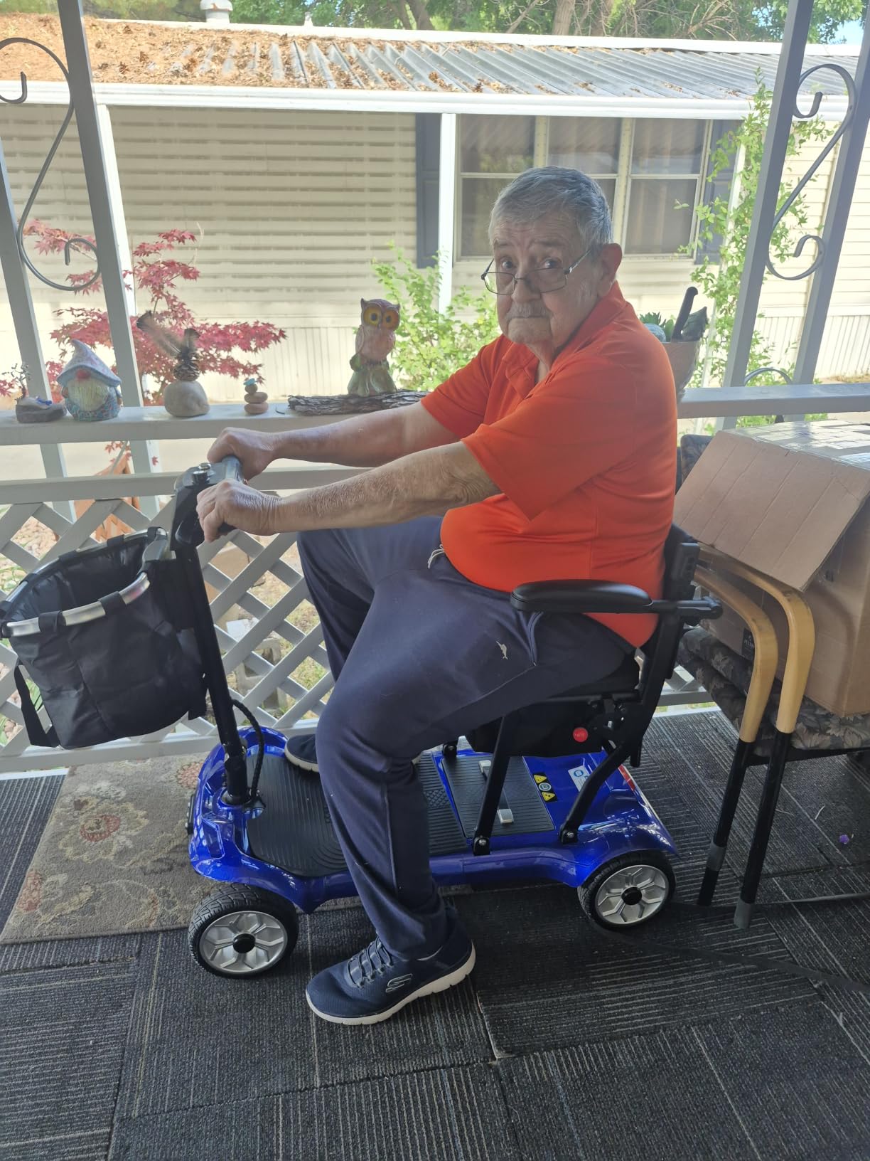 Lightweight Mobility Scooter for Adult & Seniors Cruise & Airline Approved customer photo 2