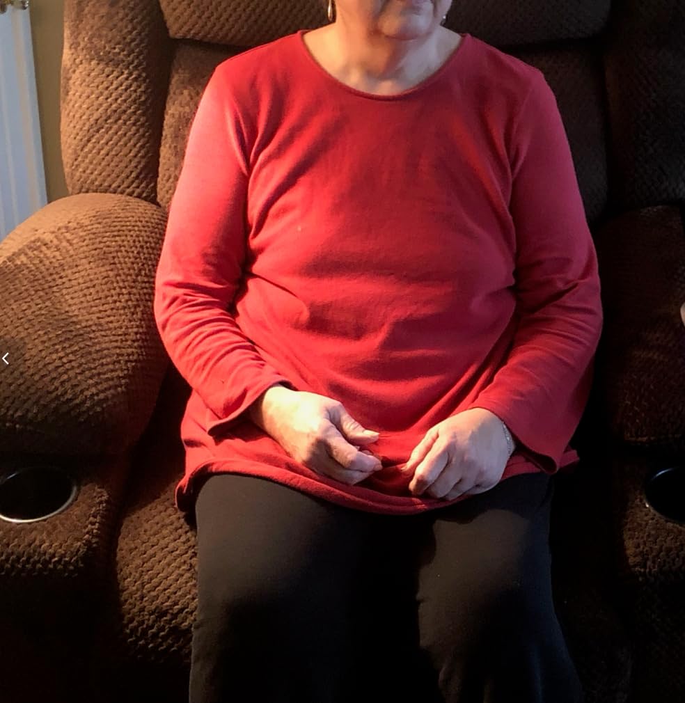 Triple Motor Large-Wide Lift Chair, Infinite Position, 180° Lay Flat, Power Lift Chairs Recliners for Elderly Big and Tall, Massage & Heat, Extended Footrest (Dark Brown, Large Wide) customer photo 1