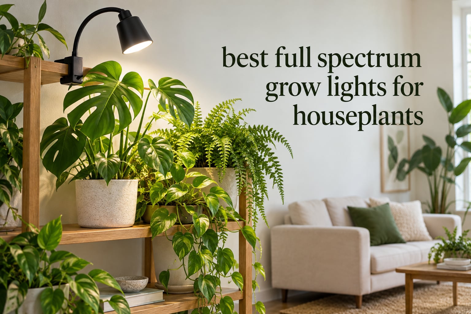 best full spectrum grow lights for houseplants