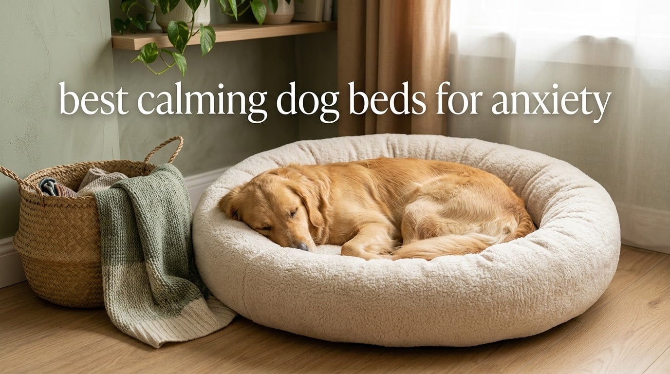 best calming dog beds for anxiety