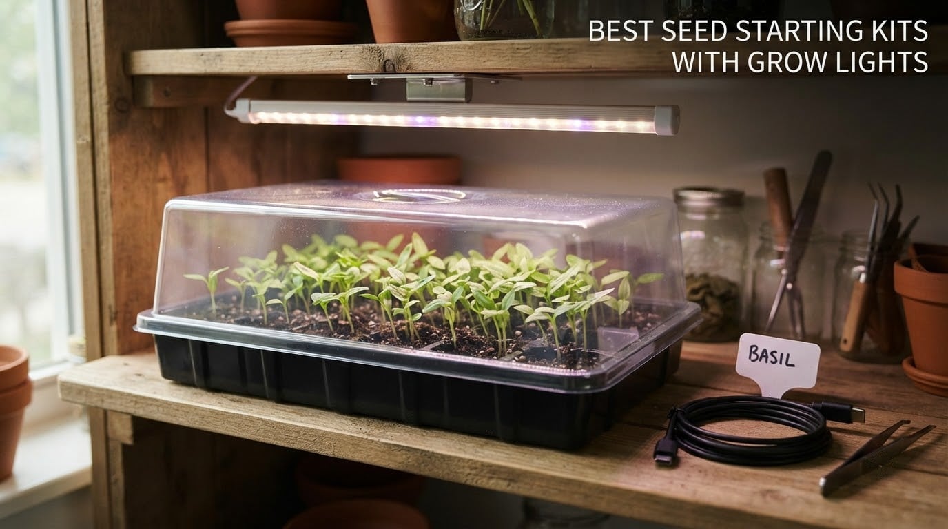 best seed starting kits with grow lights