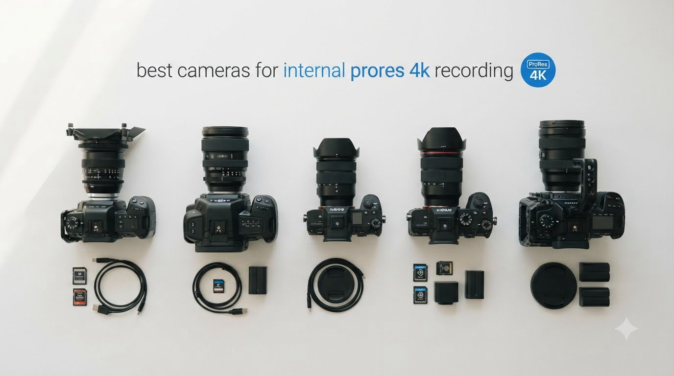 best cameras for internal prores 4k recording