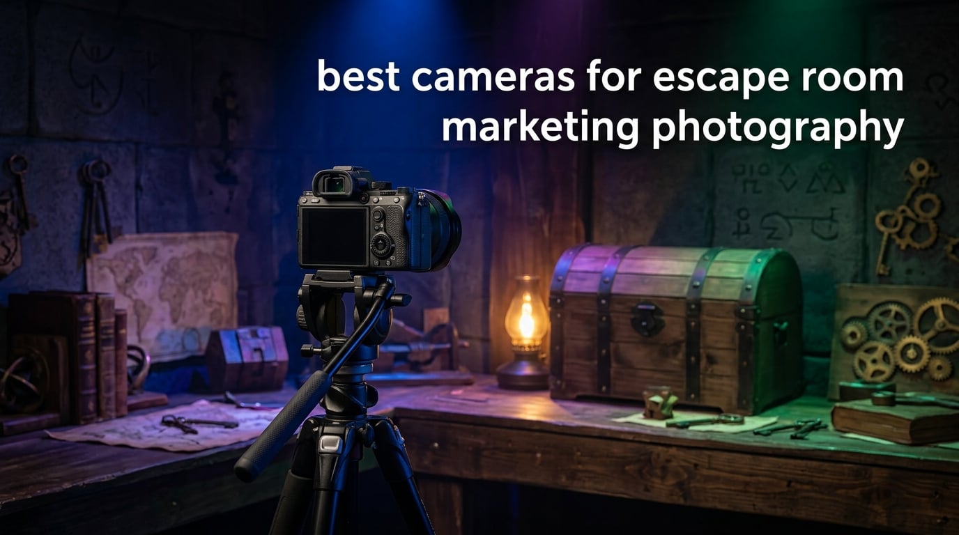 best cameras for escape room marketing photography