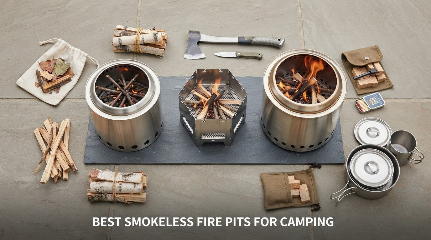 best smokeless fire pits for camping