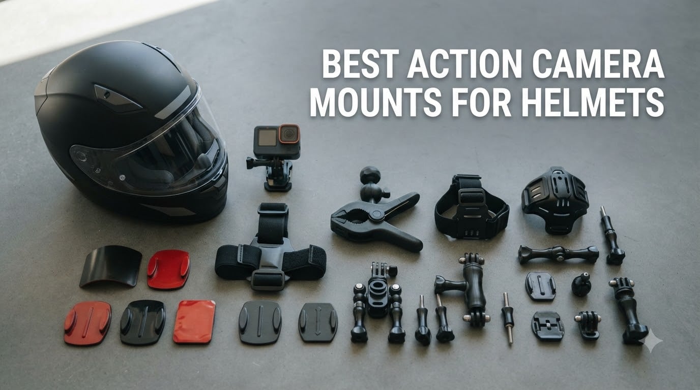 best action camera mounts for helmets