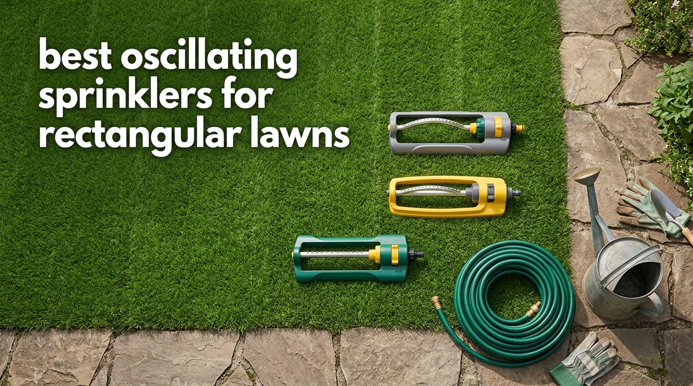best oscillating sprinklers for rectangular lawns
