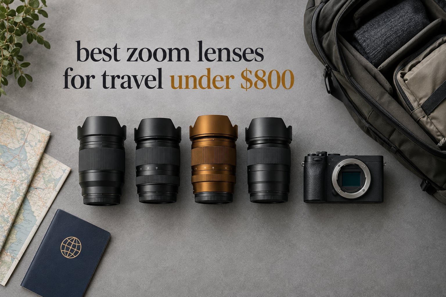 best zoom lenses for travel under $800