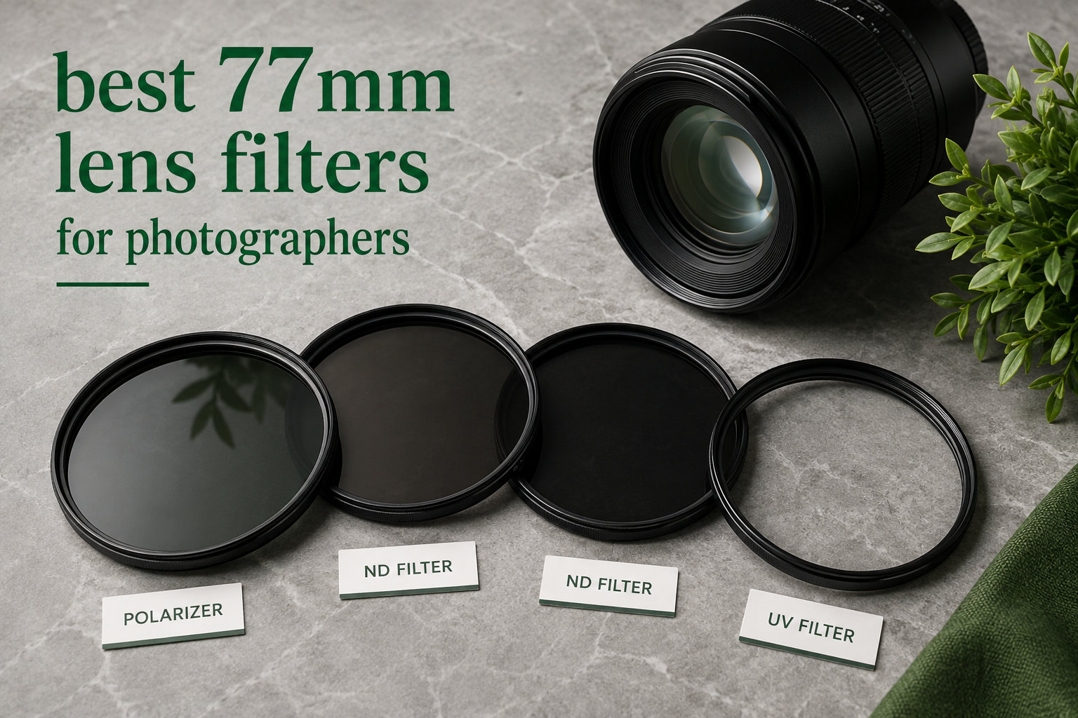 best 77mm lens filters for photographers