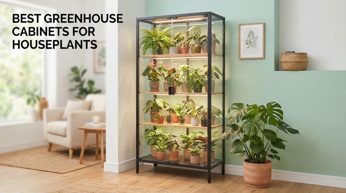 best greenhouse cabinets for houseplants