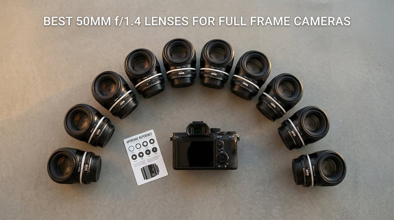 best 50mm f 1.4 lenses for full frame cameras