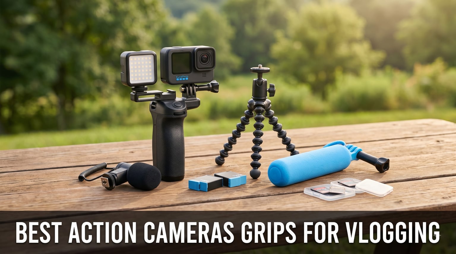 best action cameras grips for vlogging