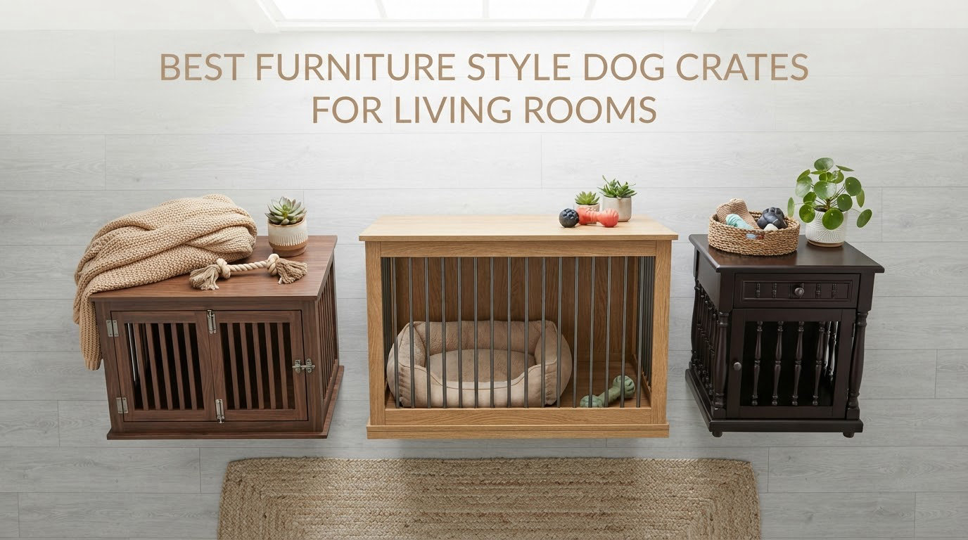 best furniture style dog crates for living rooms