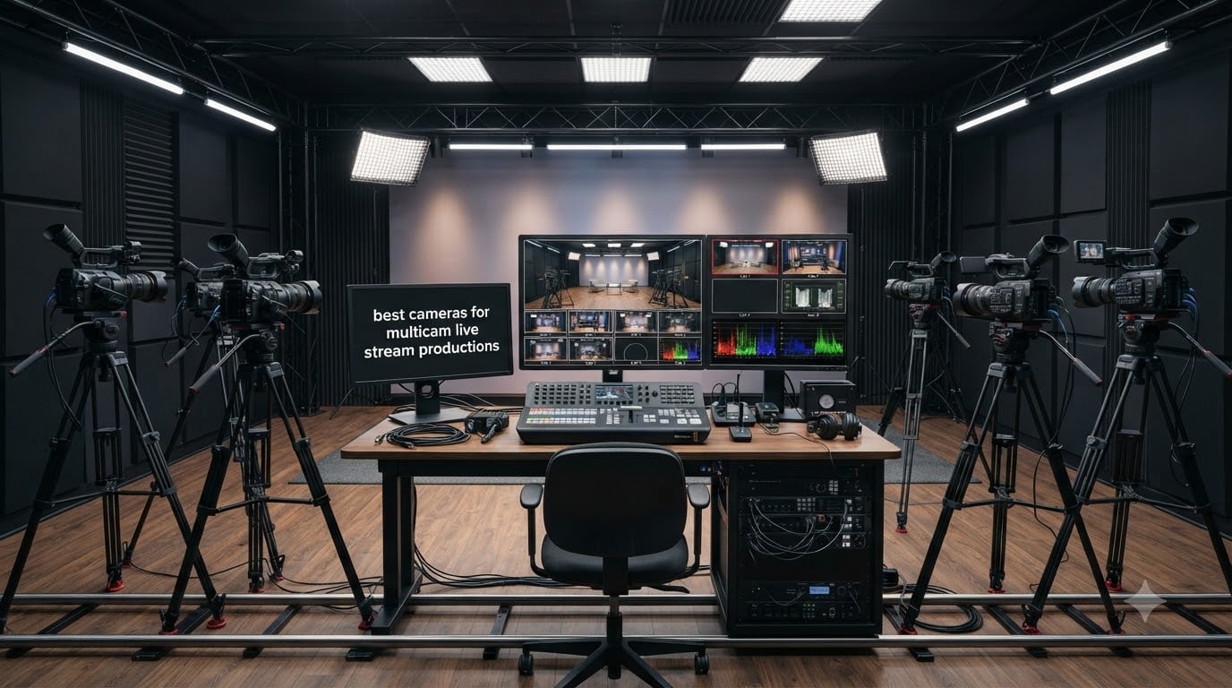best cameras for multicam live stream productions
