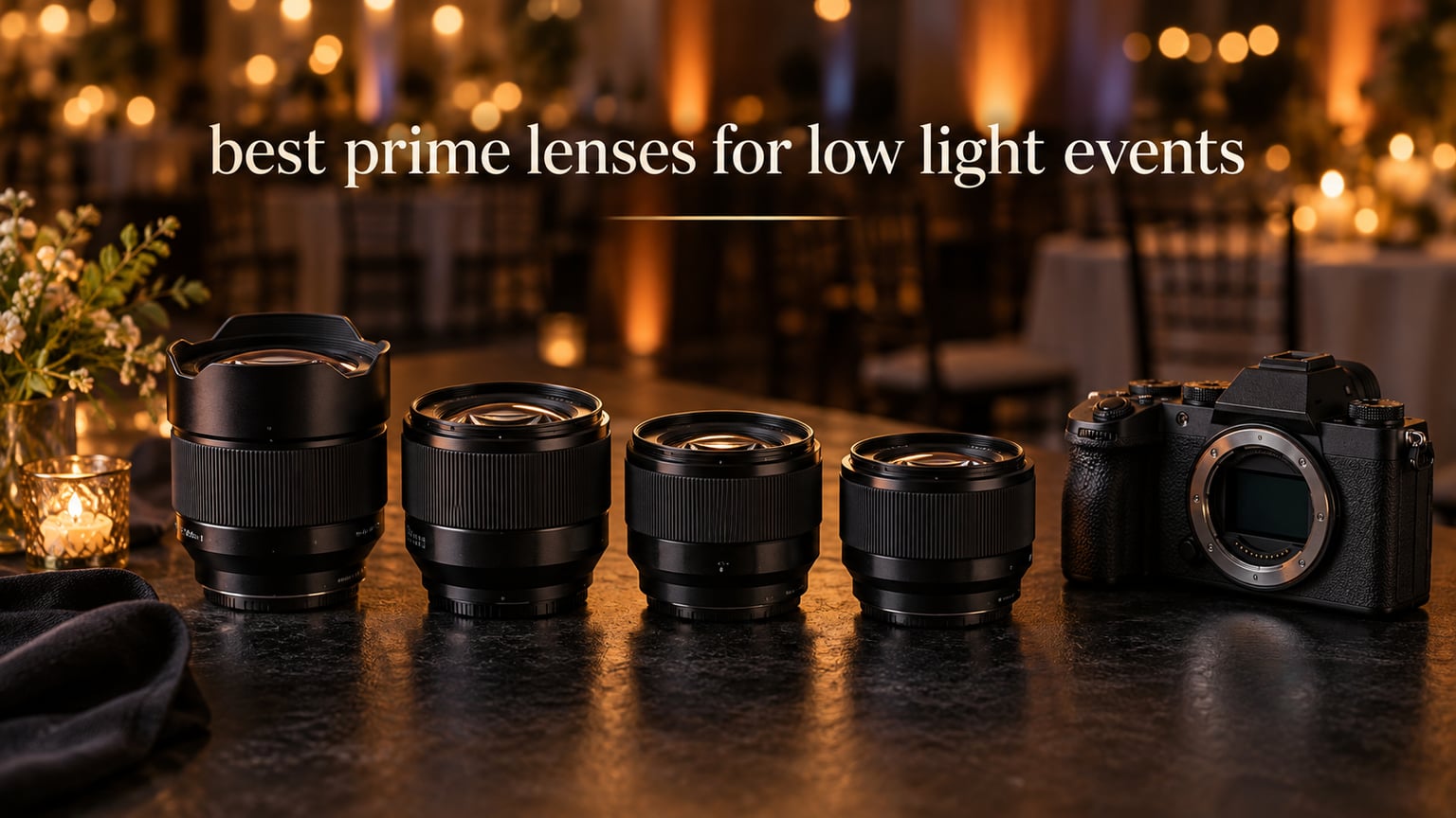 best prime lenses for low light events