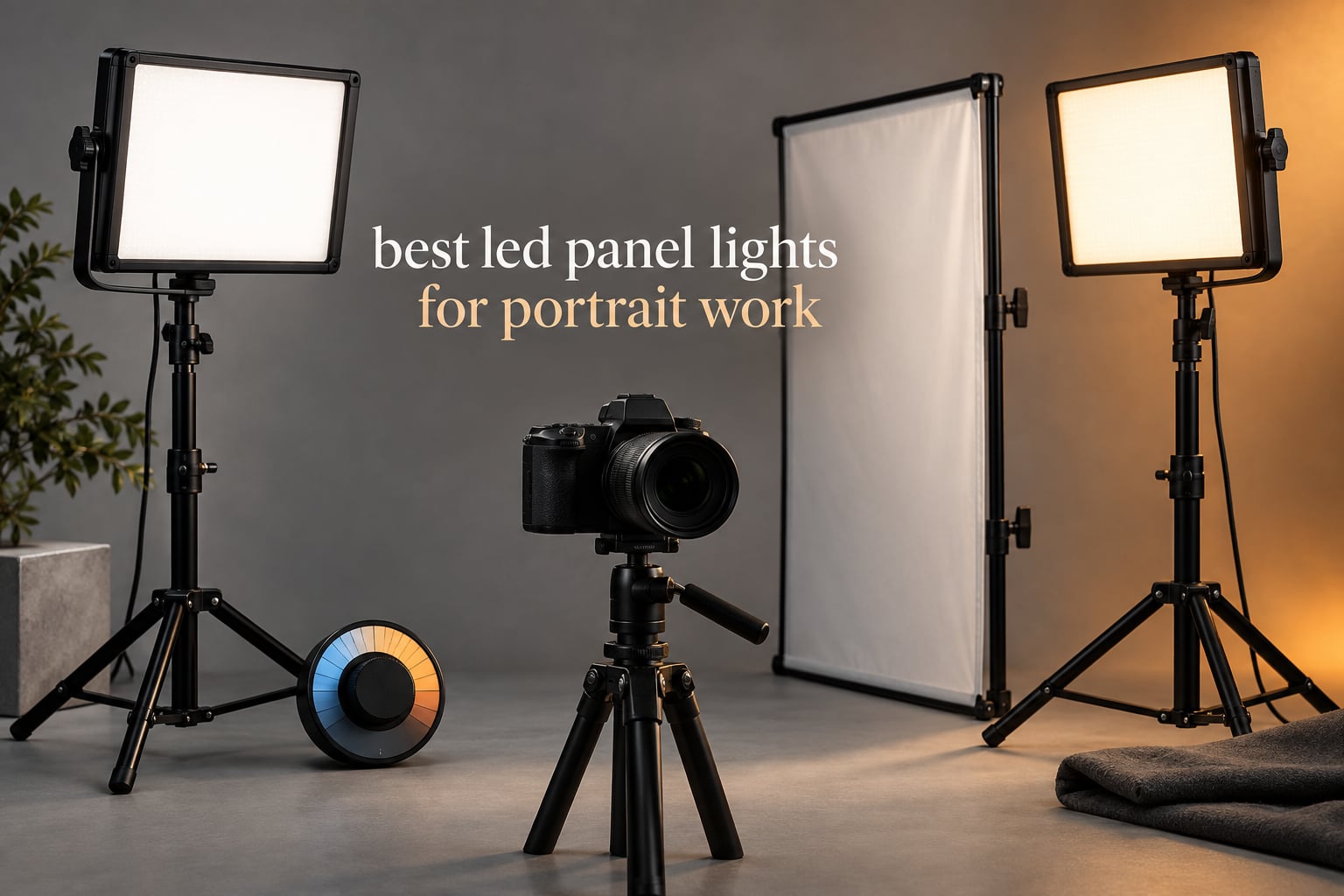 best led panel lights for portrait work