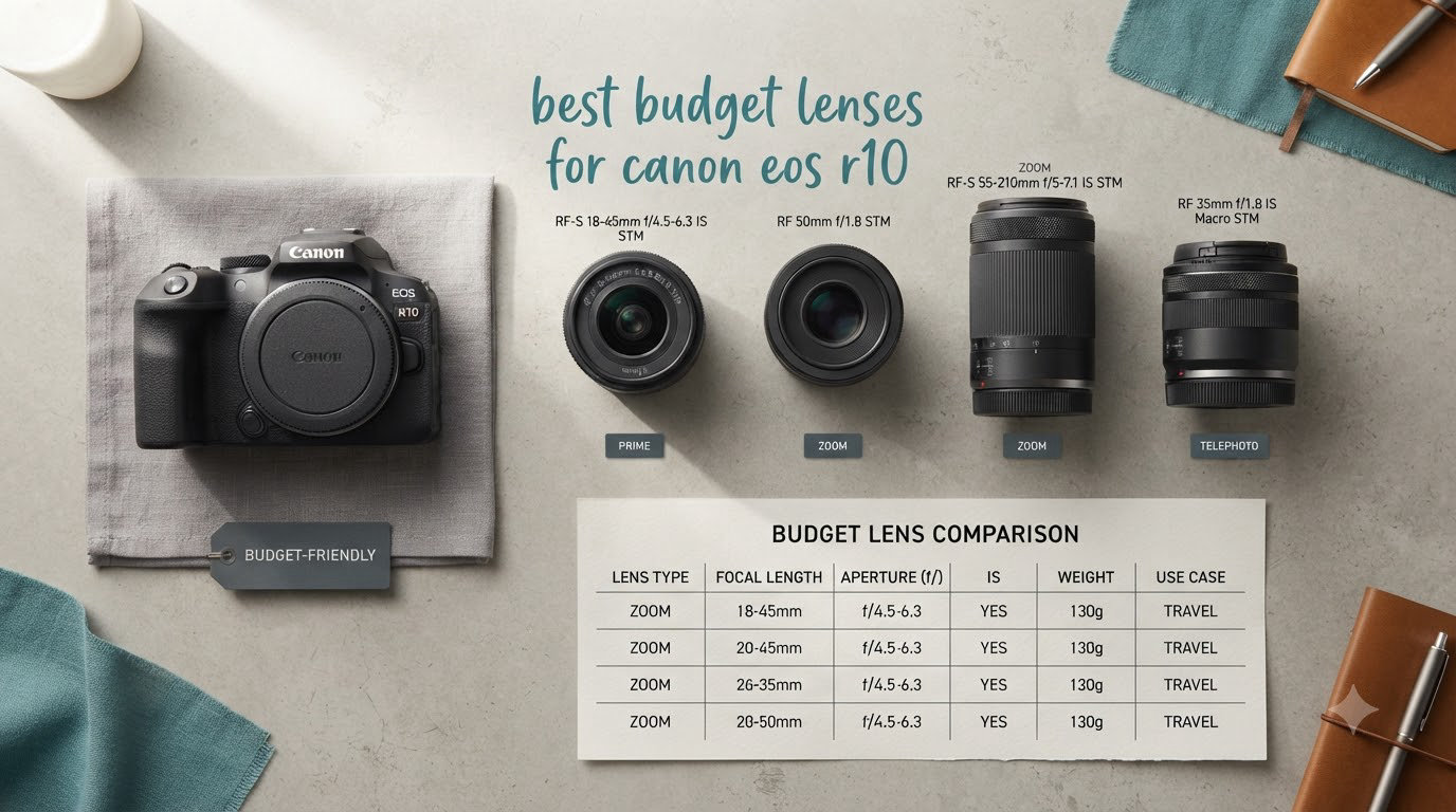 best budget lenses for canon eos r10