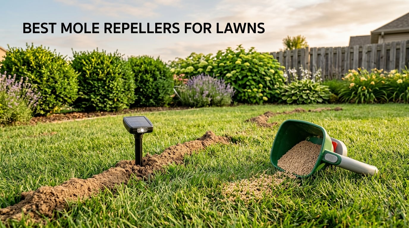 best mole repellers for lawns