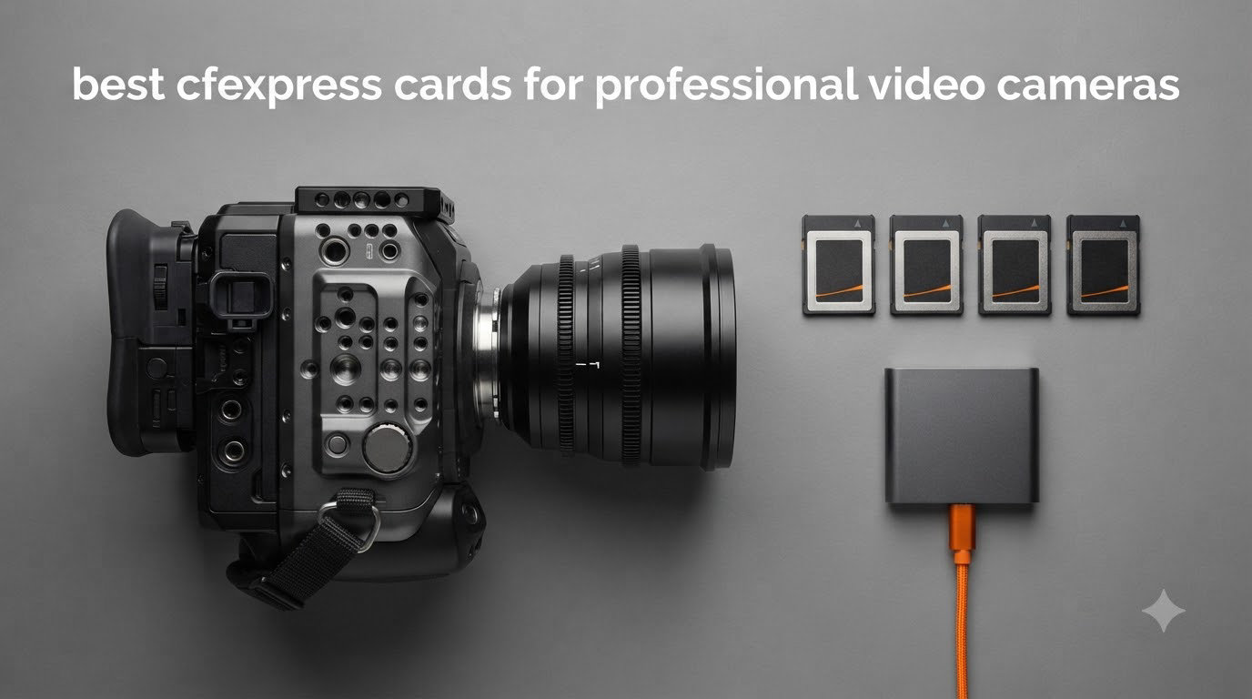 best cfexpress cards for professional video cameras