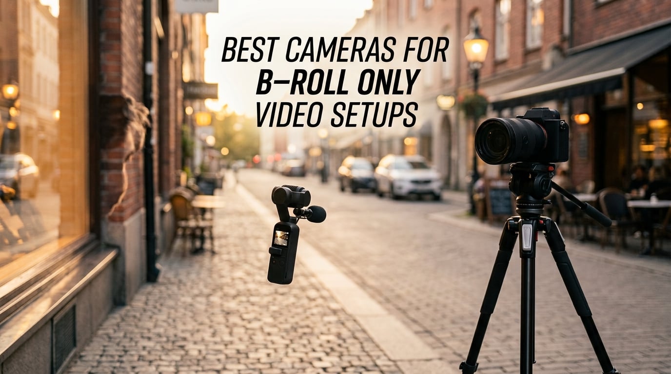 best cameras for b roll only video setups