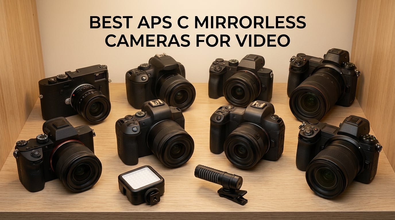 best aps c mirrorless cameras for video