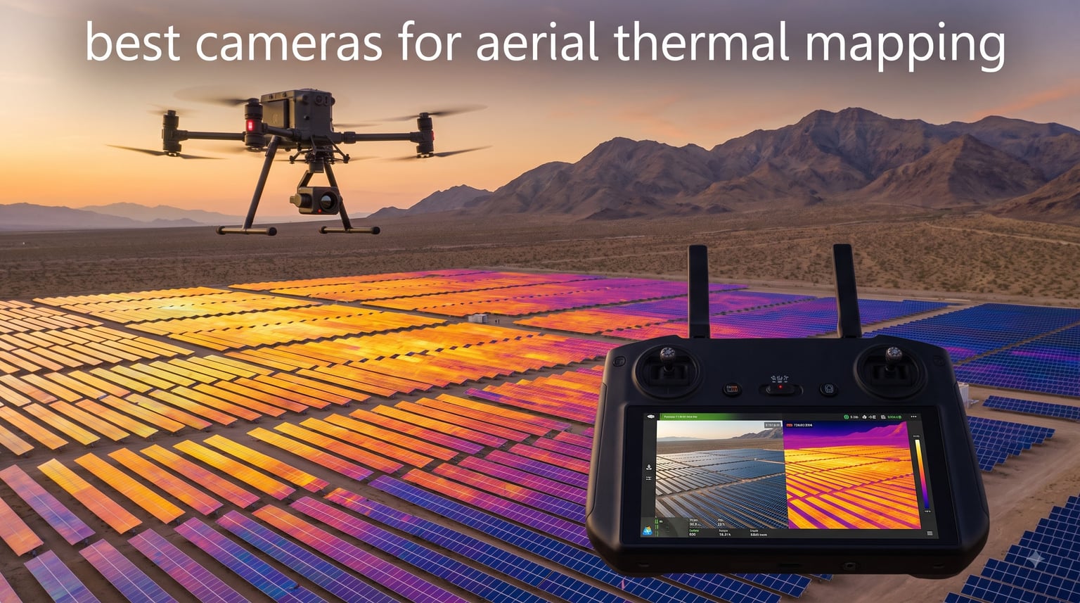 best cameras for aerial thermal mapping