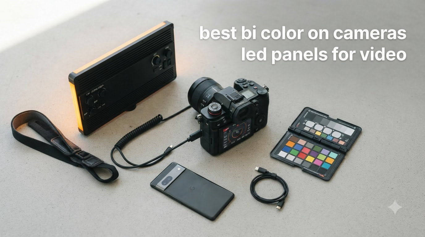 best bi color on cameras led panels for video